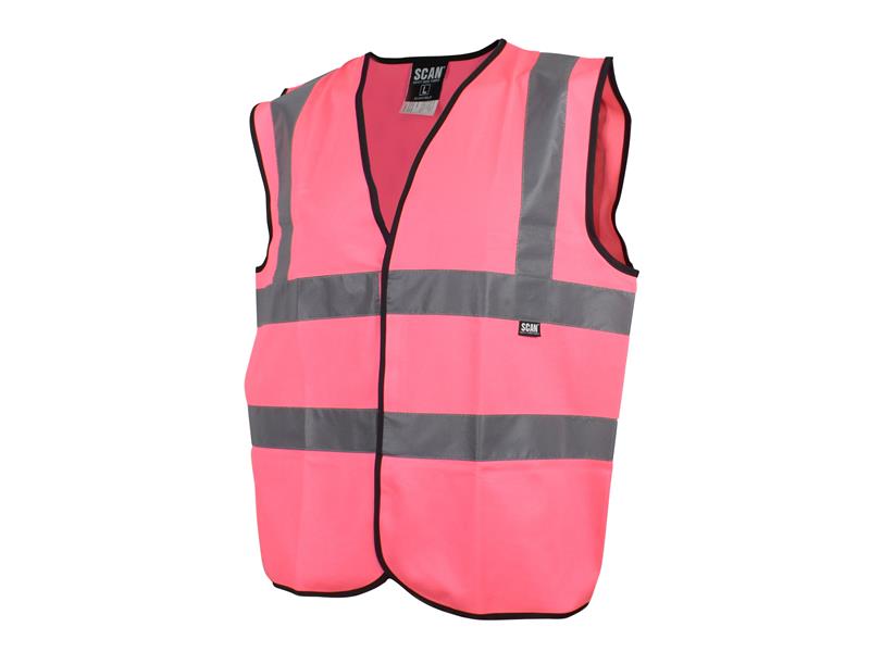 Scan Hi-Vis Waistcoat Pink
