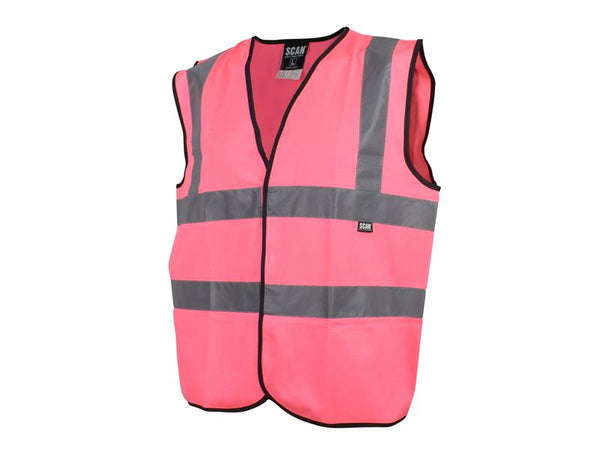Scan Hi-Vis Waistcoat Pink