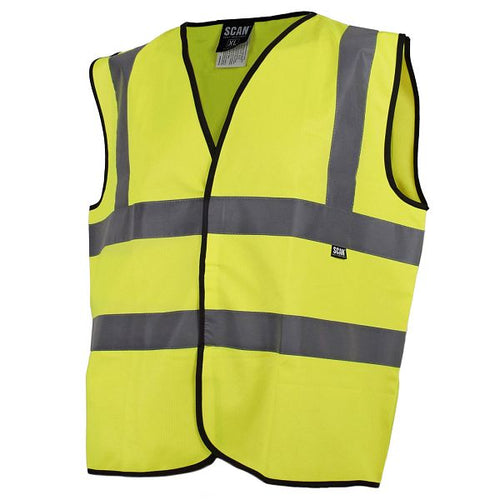 Scan Hi-Vis Yellow Waistcoat