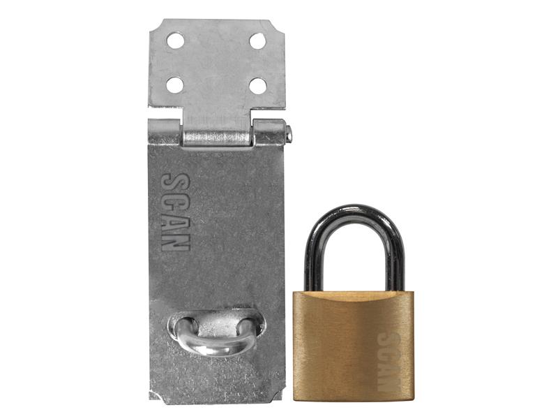 Scan Hasp and Staple + Padlock