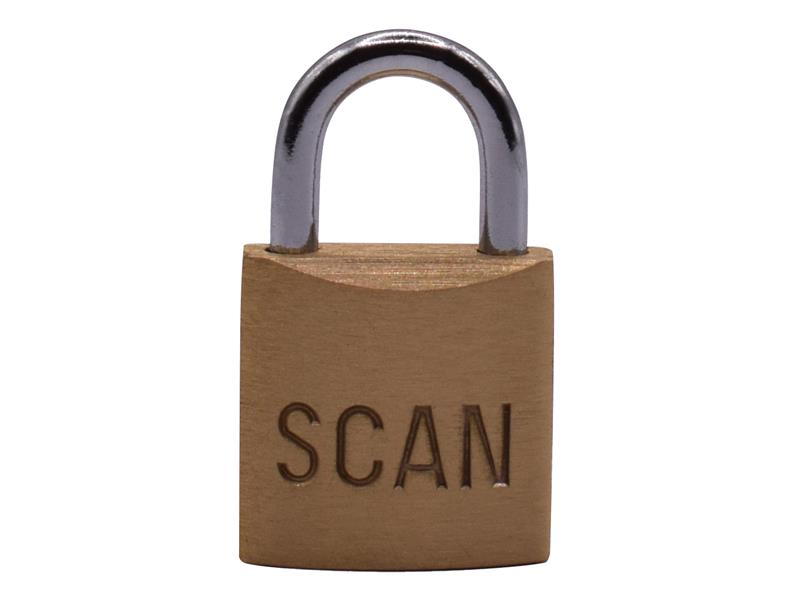 Scan Brass Padlocks