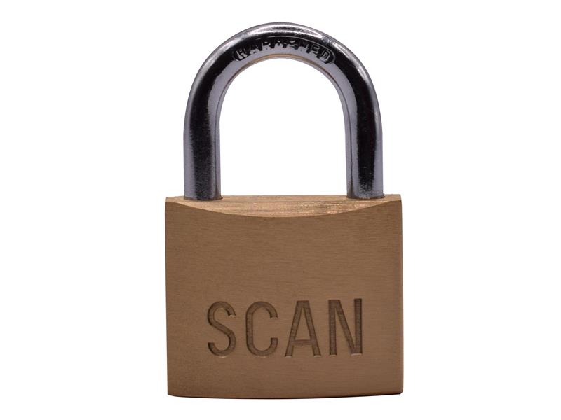 Scan Brass Padlocks