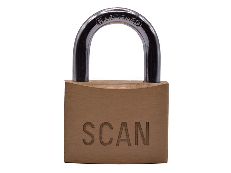 Scan Brass Padlocks
