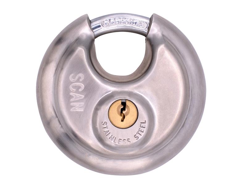 Scan Stainless Steel Disk Type Padlock