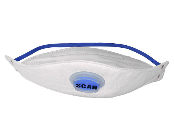 Scan Tri Fold Valved Disposable Mask FFP2 (Pack 3)