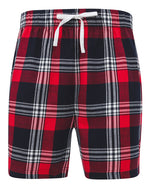 SF Clothing Mens Tartan Lounge Shorts - SF082M - thumbnail 1