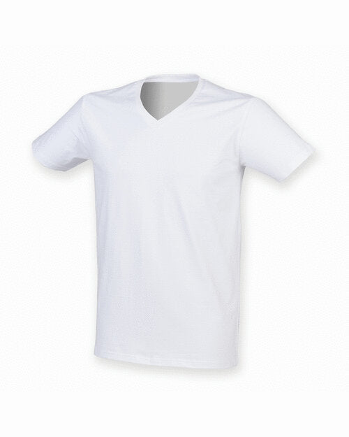 SF Clothing Mens Feel Good Stretch V-Neck T-Shirt - SF122M