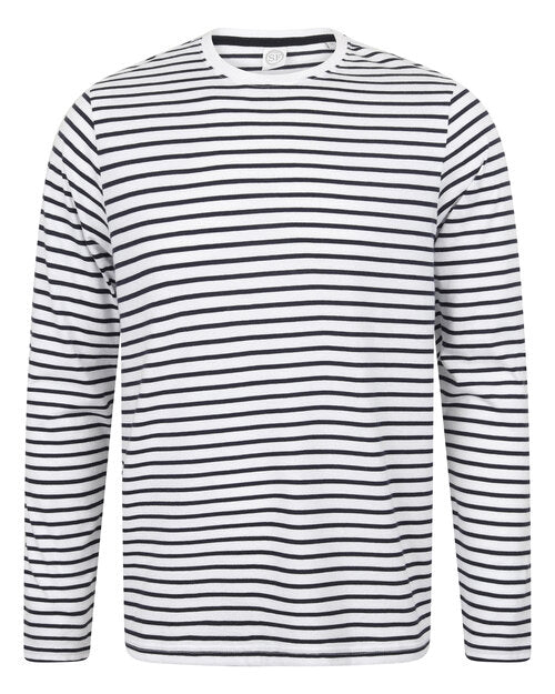 SF Clothing Unisex Long Sleeved Striped T-Shirt - SF204M