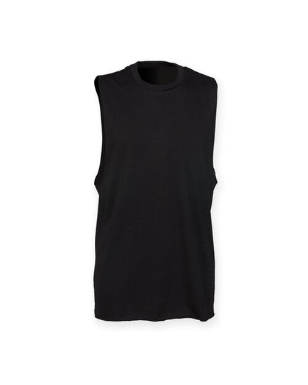 SF Clothing Mens High Neck Slash Armhole Vest - SF232M