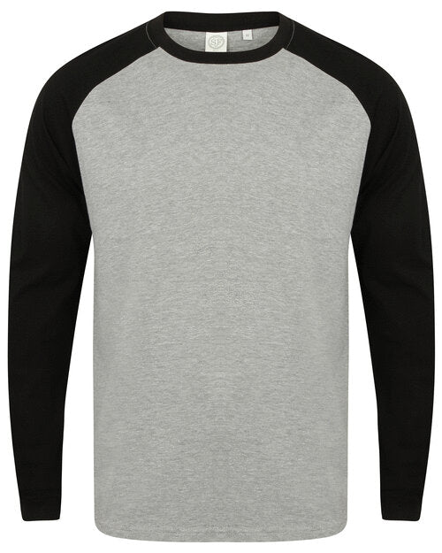 SF Clothing Mens Long Sleeve Baseball T-Shirt - SF271M