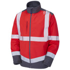 Leo Workwear Bowden Iso 20471 Cl 2 Softshell Jacket