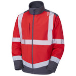 Leo Workwear Bowden Iso 20471 Cl 2 Softshell Jacket - thumbnail 1