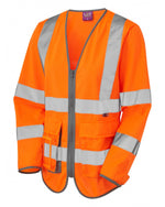 Leo Workwear Beaworthy Iso 20471 Cl 3 Superior Women'S Sleeved Waistcoat - thumbnail 1