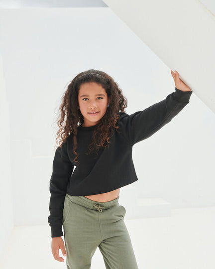 SF Clothing Kids Cropped Slounge Sweat - SM515B