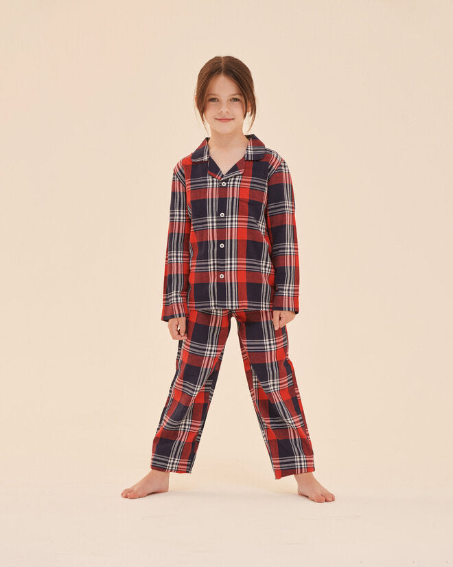 SF Clothing Kids Tartan Lounge Set - SM074B