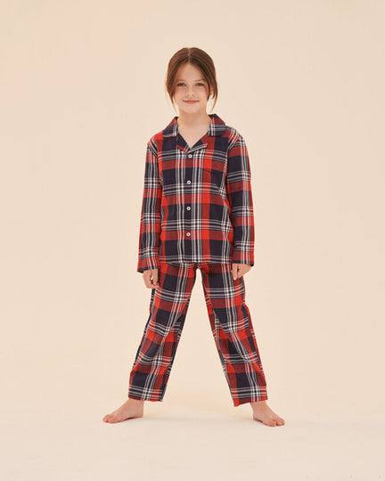 SF Clothing Kids Tartan Lounge Set - SM074B
