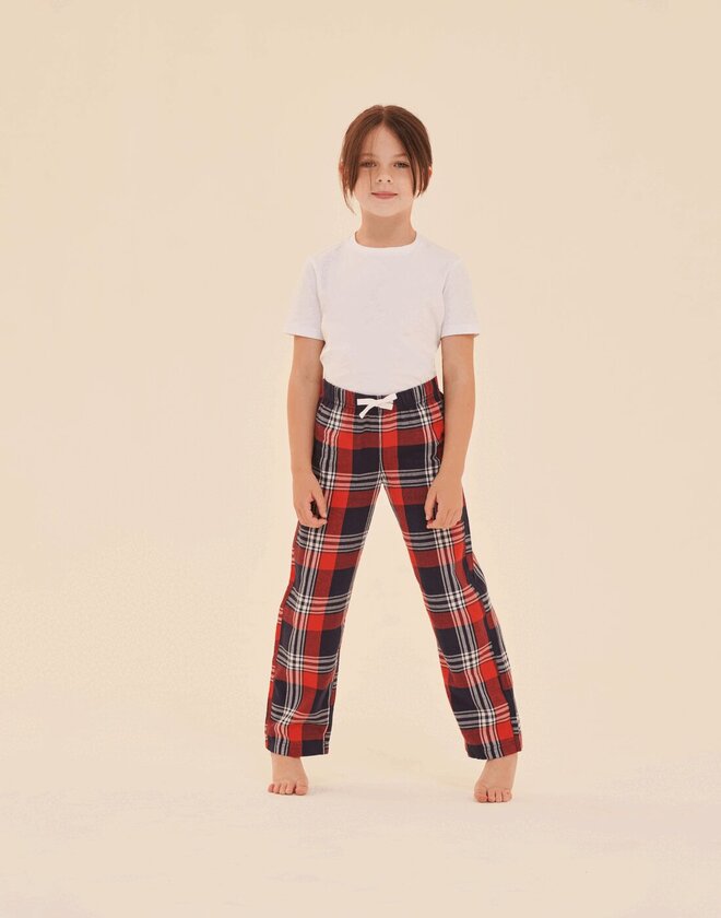 SF Clothing Kids Tartan Lounge Pant - SM083B