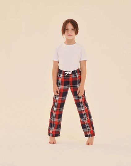 SF Clothing Kids Tartan Lounge Pant - SM083B