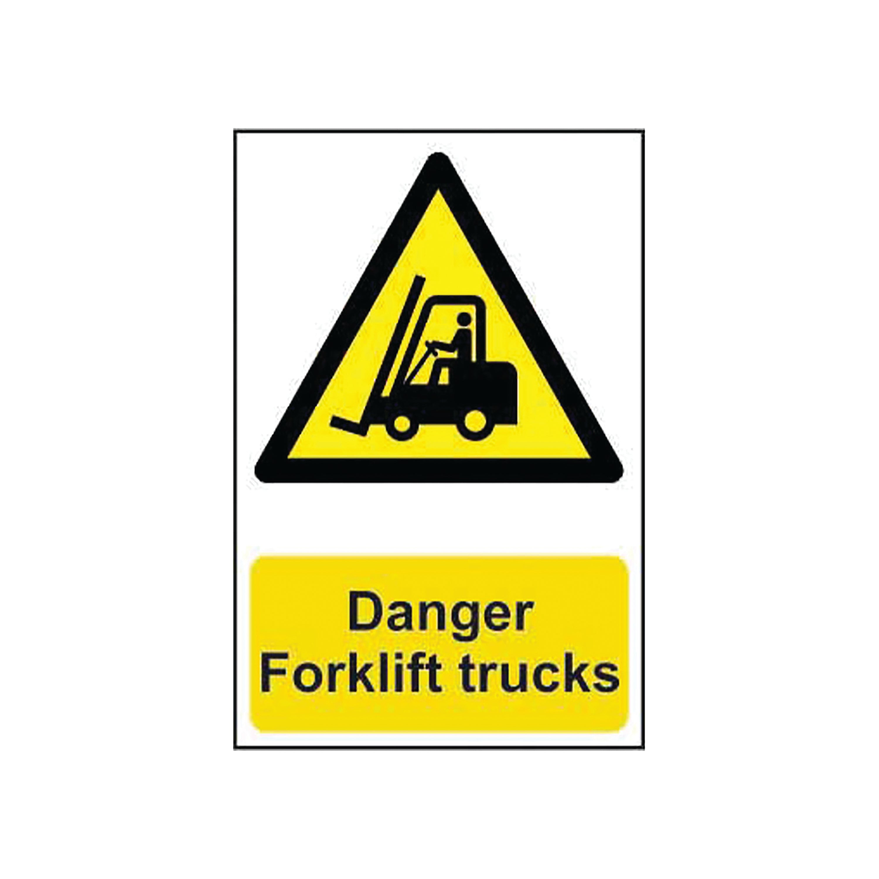 Spectrum Safety Sign Danger Forklift Trucks Pvc 200x300mm 954
