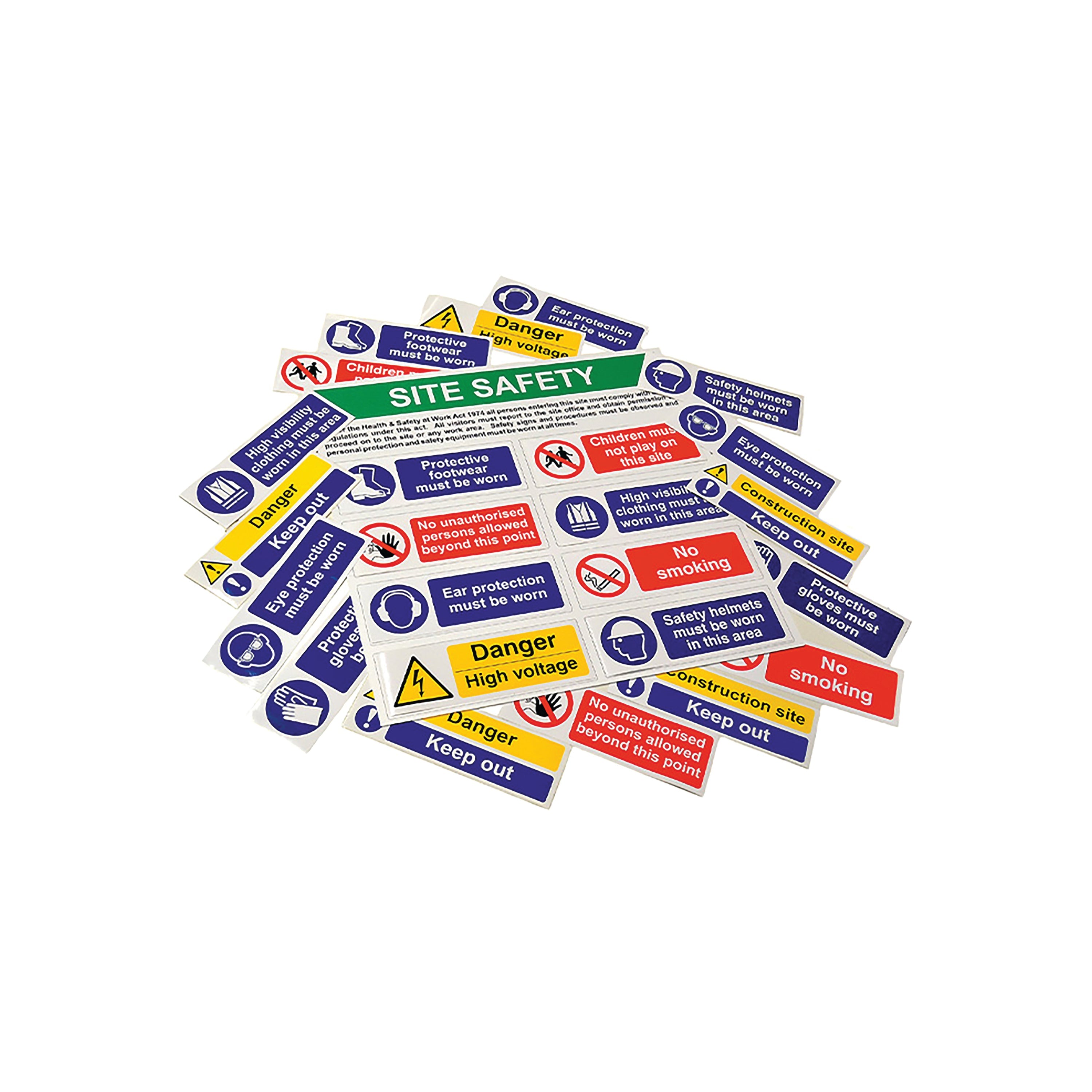 Spectrum Build Your Own Composite Safety Sign Kit Rpvc 650x650mm 17332