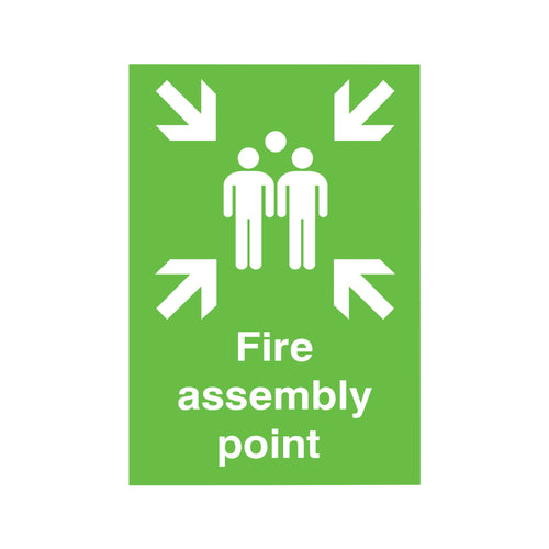 Safety Sign Fire Assembly Point A2 PVC FR04548R