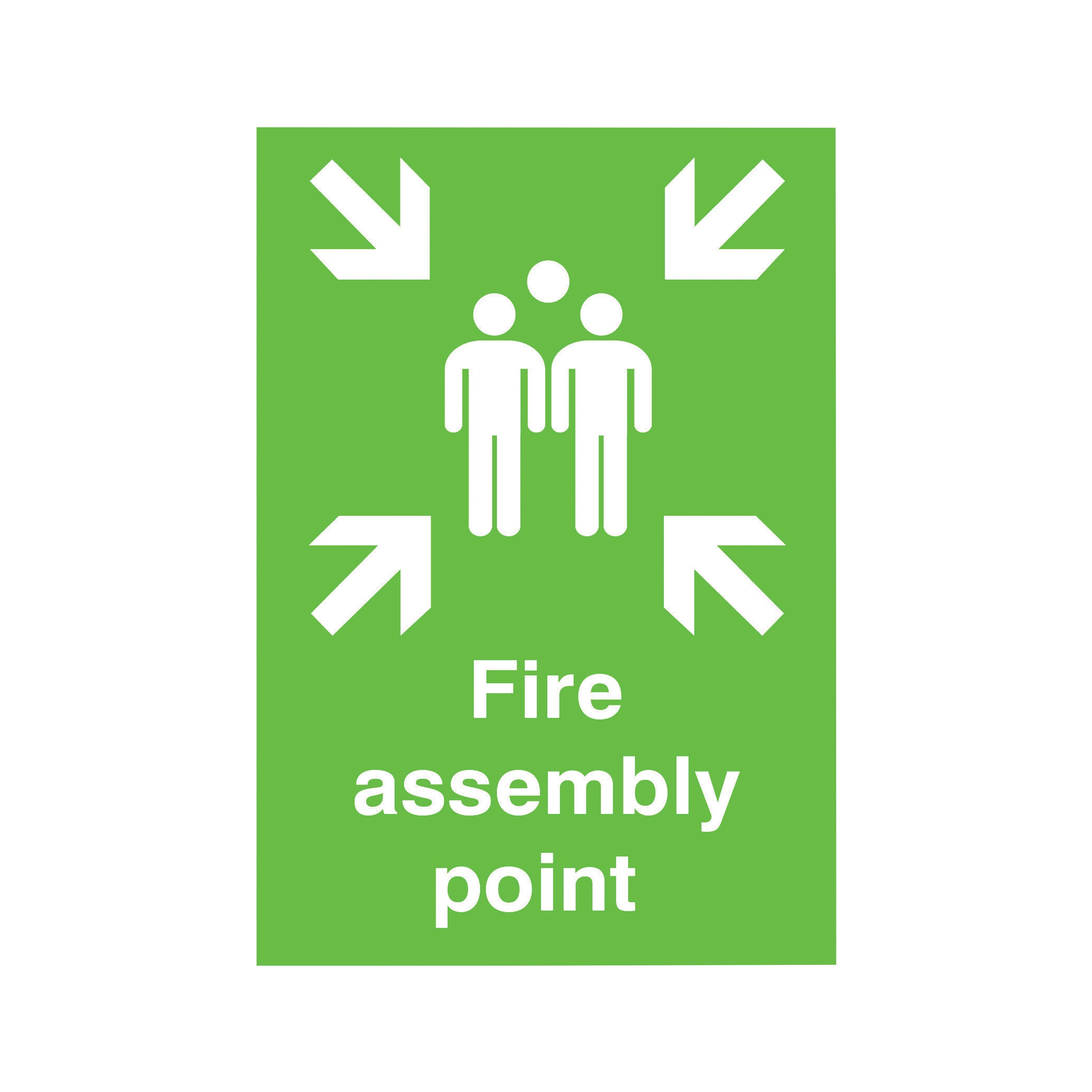 Signs and Labels Safety Sign Fire Assembly Point A2 Pvc Fr04548r