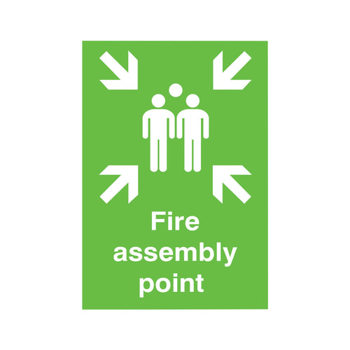 Signs and Labels Safety Sign Fire Assembly Point A2 Pvc Fr04548r