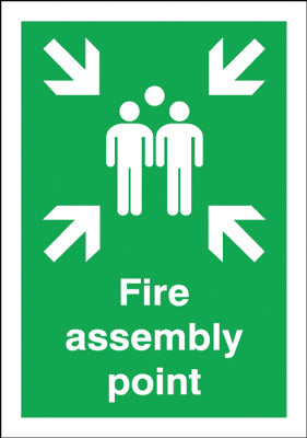 Signs and Labels Safety Sign Fire Assembly Point A2 Pvc Fr04548r