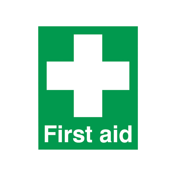 Signs and Labels Safety Sign First Aid Sign Pvc 100x250mm Fa00607r