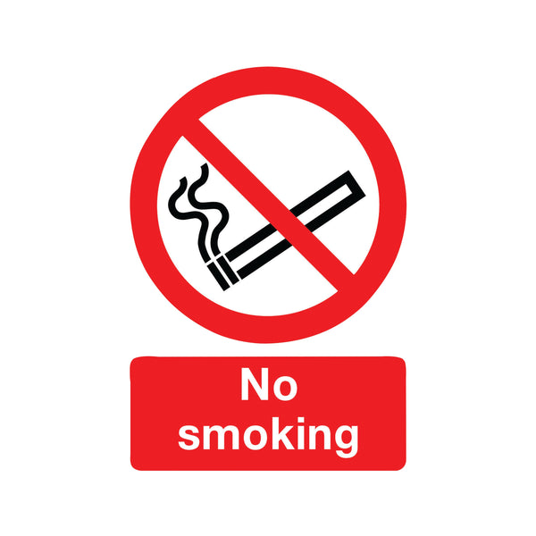 Signs and Labels Safety Sign No Smoking A4 Pvc Ml02079r