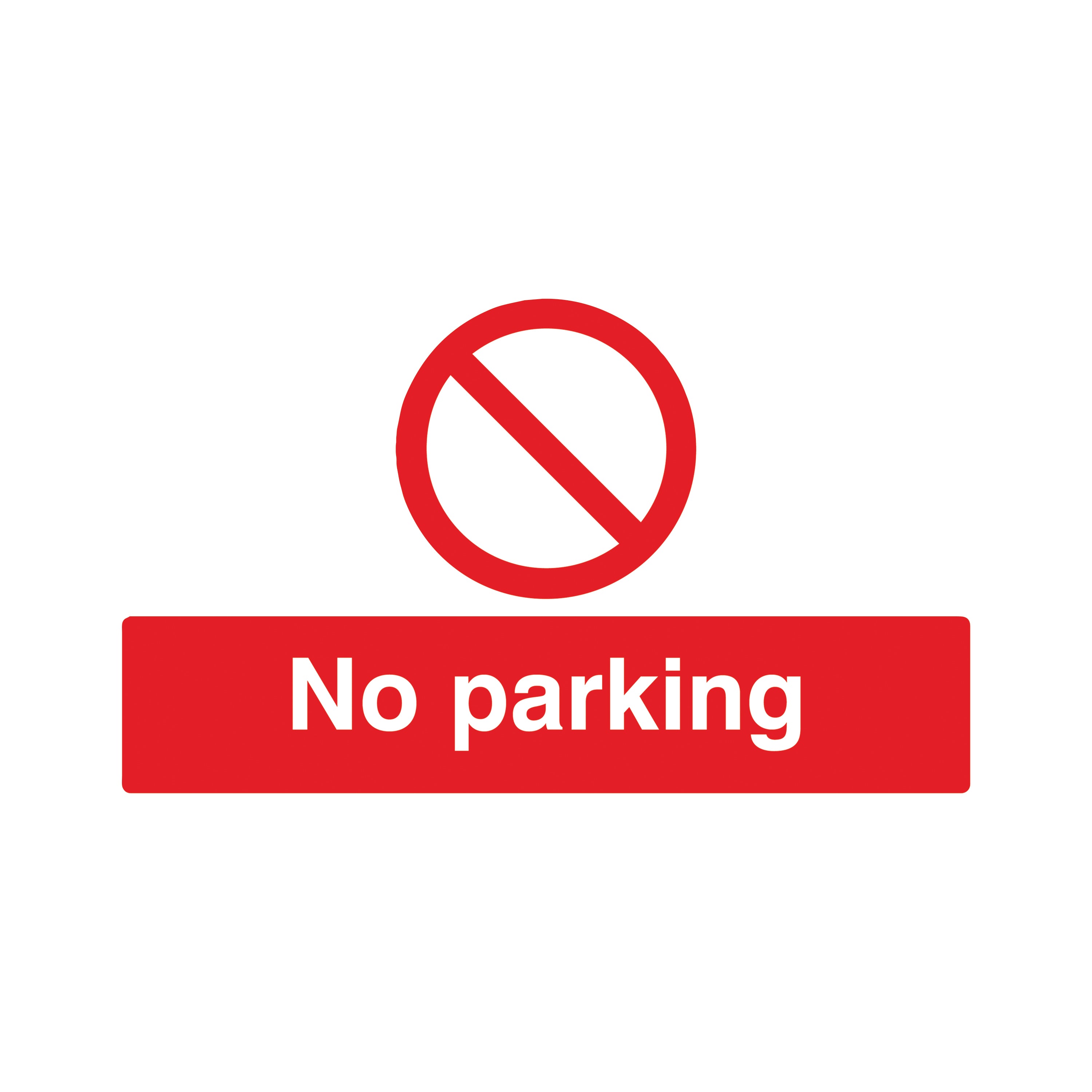 Signs and Labels Safety Sign No Parking 300x500mm Pvc Ml01929r