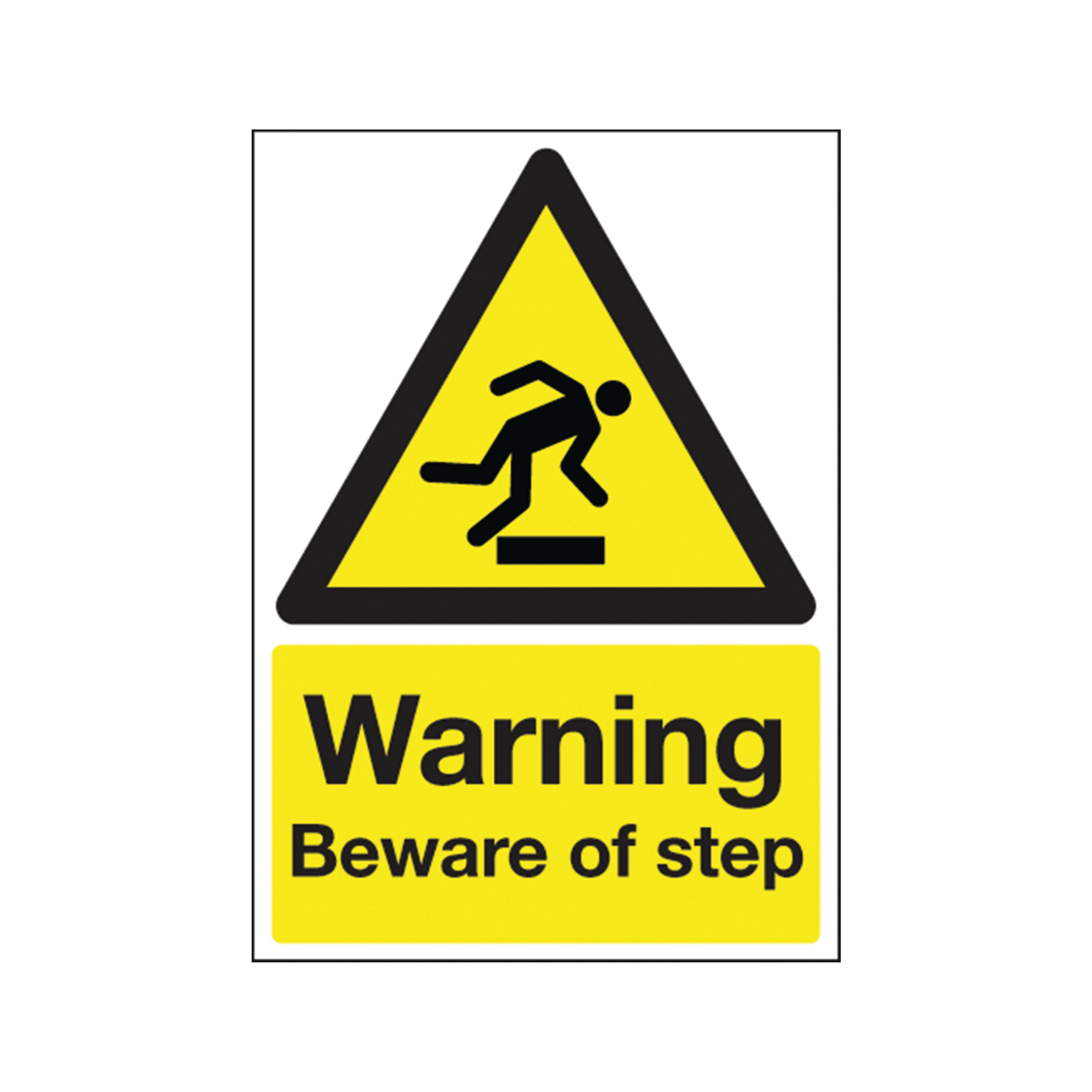 Signs and Labels Safety Sign Warning Beware Of Step A5 Pvc Ha21451r