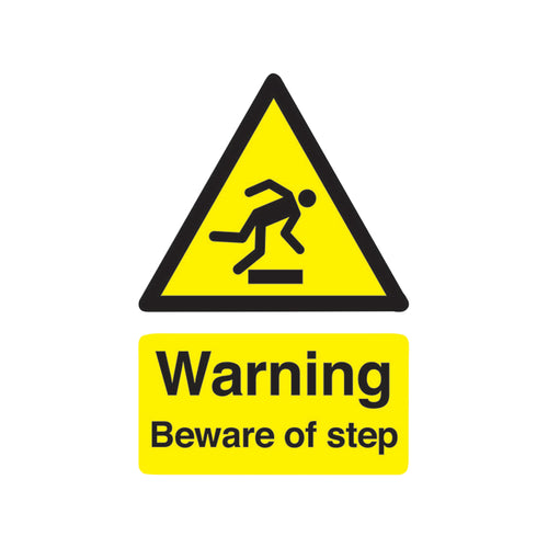 Signs and Labels Safety Sign Warning Beware Of Step A5 Self-adhesive Ha21451s