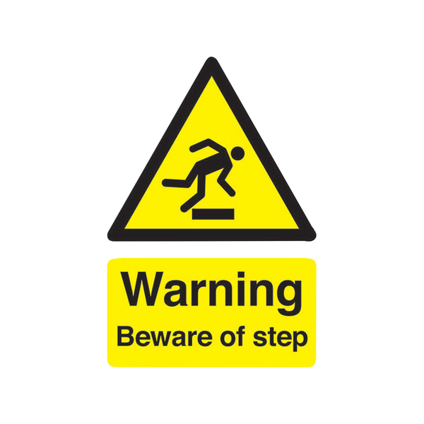 Signs and Labels Safety Sign Warning Beware Of Step A5 Self-adhesive Ha21451s