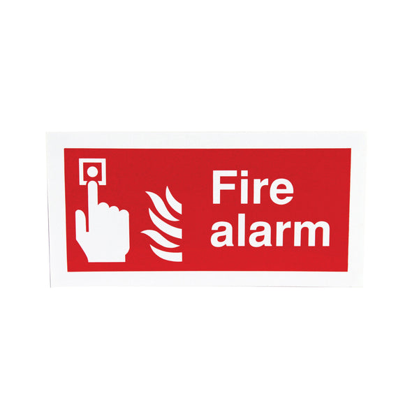 Signs and Labels Safety Sign Fire Alarm 100x200mm Self-adhesive F90a/s