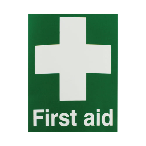 Signs and Labels Safety Sign First Aid 150x110mm Self-adhesive Eo4x/s
