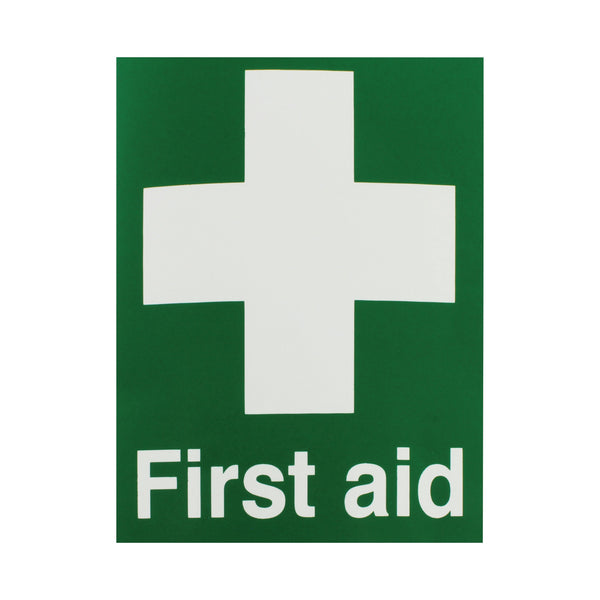 Signs and Labels Safety Sign First Aid 150x110mm Self-adhesive Eo4x/s