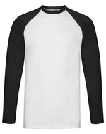 Fruit of the Loom Valueweight Long Sleeve Baseball T - thumbnail 1