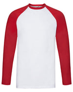 Fruit of the Loom Valueweight Long Sleeve Baseball T - thumbnail 3