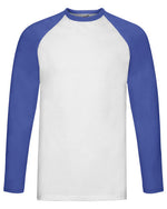 Fruit of the Loom Valueweight Long Sleeve Baseball T - thumbnail 4