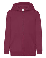 Fruit of the Loom Kids Classic Hooded Sweat Jacket - thumbnail 4