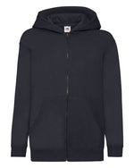 Fruit of the Loom Kids Classic Hooded Sweat Jacket - thumbnail 5