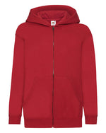 Fruit of the Loom Kids Classic Hooded Sweat Jacket - thumbnail 8