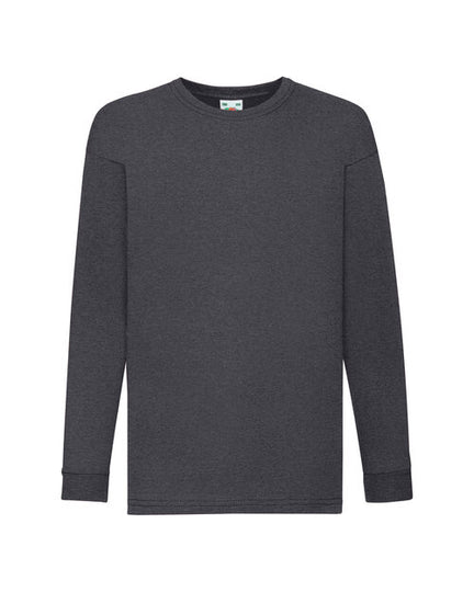 Fruit of the Loom Kids Valueweight Long Sleeve T