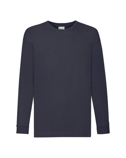 Fruit of the Loom Kids Valueweight Long Sleeve T