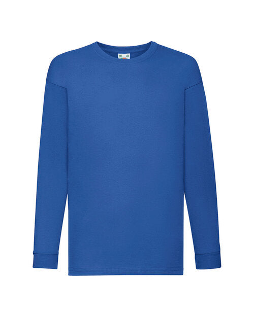 Fruit of the Loom Kids Valueweight Long Sleeve T