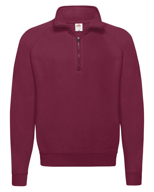 Fruit of the Loom Classic Zip Neck Sweatshirt