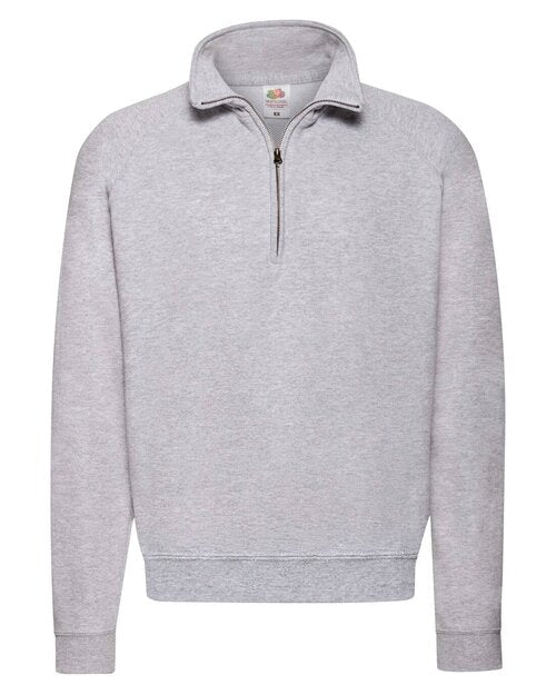 Fruit of the Loom Classic Zip Neck Sweatshirt
