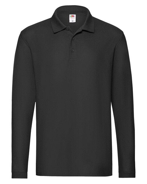Fruit of the Loom Premium Long Sleeve Polo Shirt
