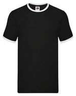 Fruit of the Loom Valueweight Ringer T - thumbnail 1